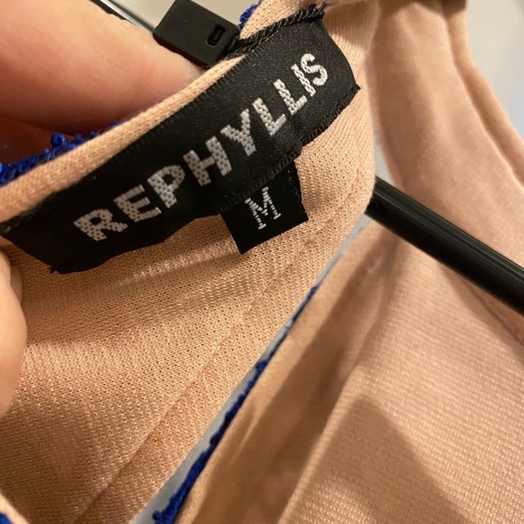 Blue high neck ball gown with tags - Picture 2 of 3